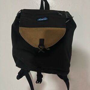 KAVU Black and Tan Backpack